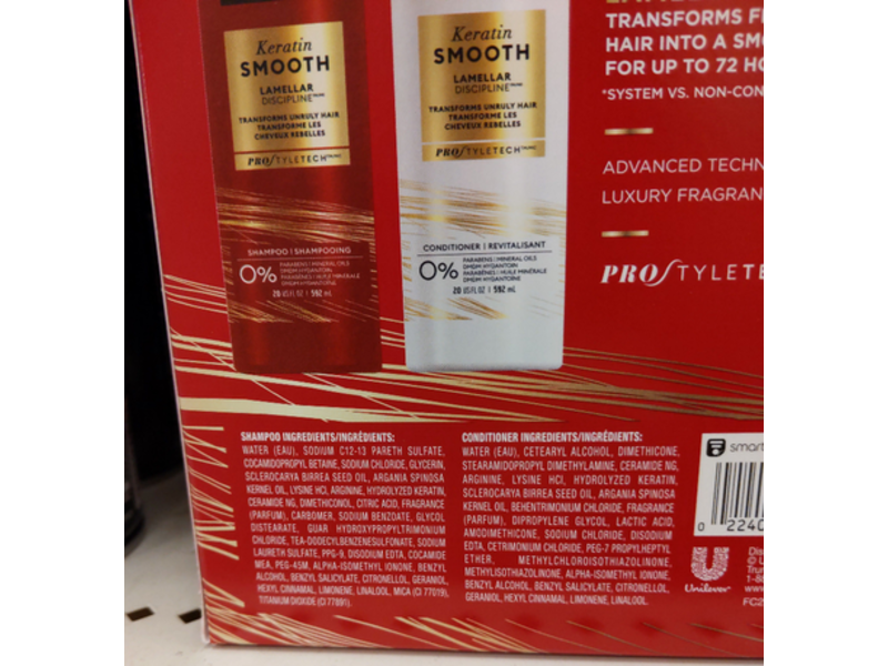 TRESemme Keratin Smooth Shampoo & Conditioner, 20 fl oz/592 mL