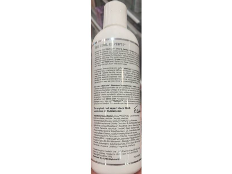 Ouidad Clean & Gentle Shampoo, Sulfate Free, 8.5 fl oz/250 mL