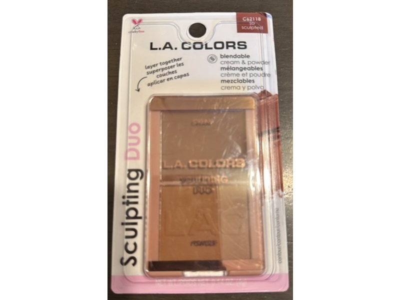 L.A. Colors Sculpting Duo, C62118 So Sculpted, 0.14 oz/4 g