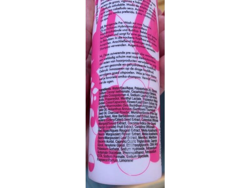 Amika Pink Charcoal Scalp Cleansing Oil, Reset, 6.7 fl oz/200 mL