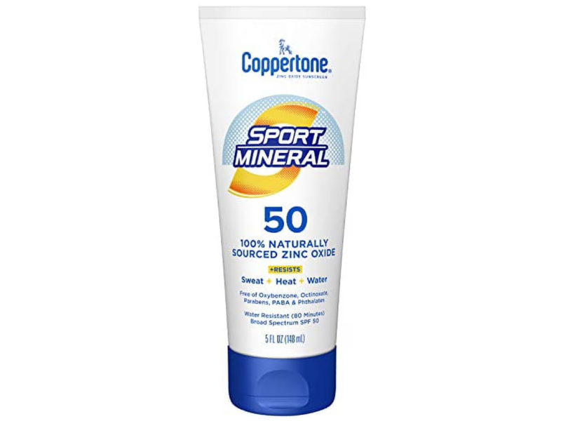 Coppertone Sport Mineral Sunscreen Lotion, SPF 50, 5 fl oz/148 mL