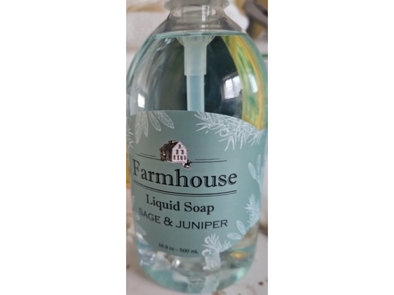Farmhouse Liquid Soap, Sage & Juniper, 16.9 oz/500 mL
