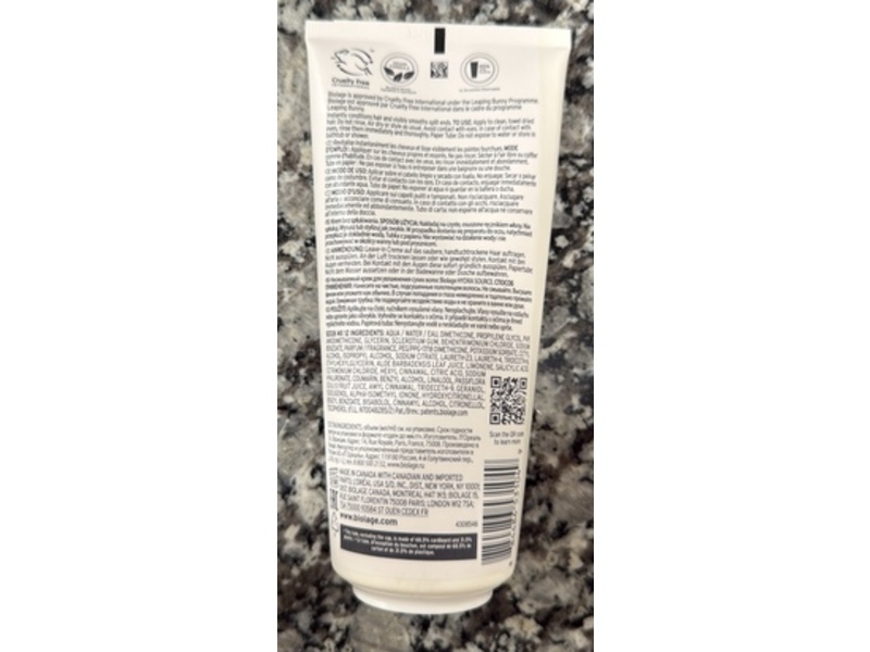 Biolage Hydra Source Daily Leave-In Cream, 6.8 fl oz/200 mL