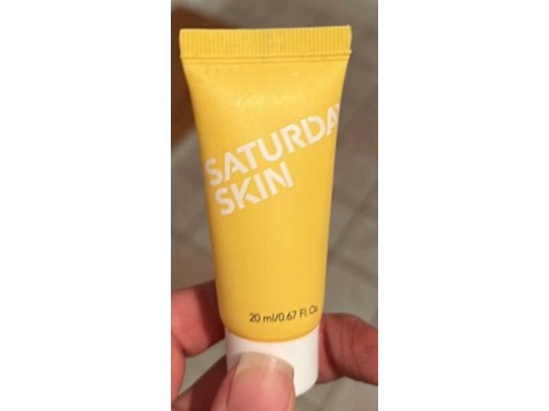 Saturday Skin Yuzu + Vitamin C Sleep Mask, 0.67 fl oz/20 mL