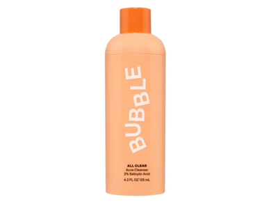 Bubble All Clear Acne Cleanser, 2% salicylic, 4.2 fl oz/125 mL