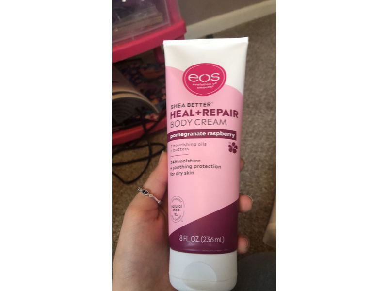 eos Shea Better Heal + Repair Body Cream - Pomegranate Raspberry 8 oz