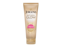 Jergens Natural Glow +Brighten Daily Moisturizer Tanning Lotion, Fair To Medium, 7.5 fl oz/221 mL - thumbnail 1