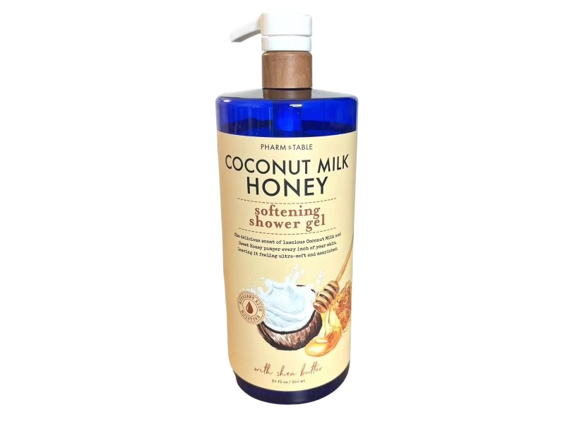 Pharm To Table Moisturizing Shampoo, Coconut Milk Honey, 32 fl oz/960 mL