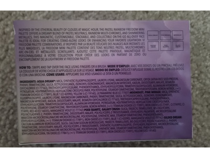 Danessa Myricks Beauty Freedom Eyeshadow Palette, 0.042 oz/1.2 g