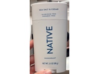 Native Deodorant, Sea Salt & Cedar, 3.1 oz/88 g - thumbnail 2
