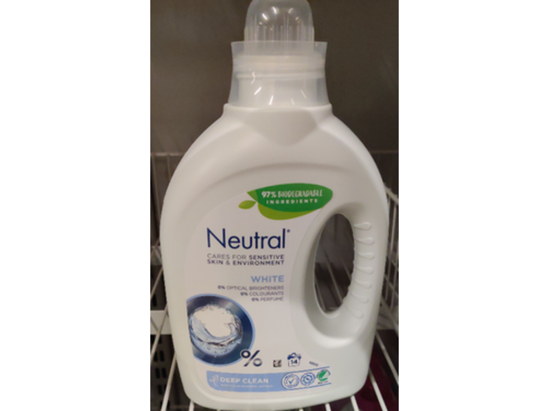 Neutral White Laundry Liquid Detergent, 14 Loads, 700 mL