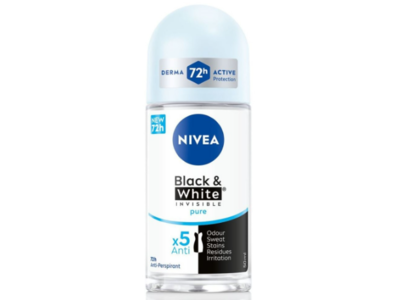 Nivea Black & White Invisible Anti-Perspirant, Fresh, 50 mL
