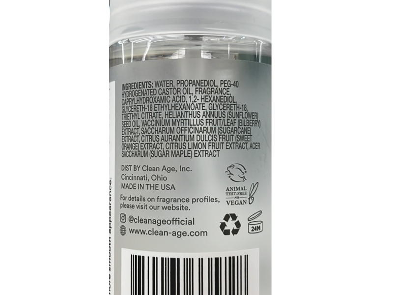 Clean Age Euca Sun Deodorant + Body Spray, 4fl oz/120 mL