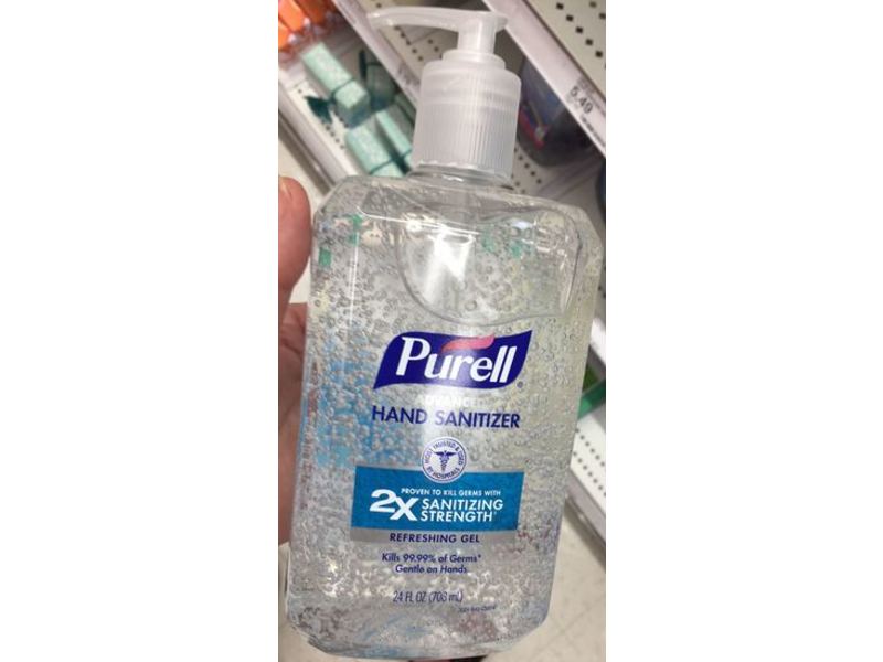 Purell Advanced Hand Sanitizer Gel, 24 fl oz/708 mL