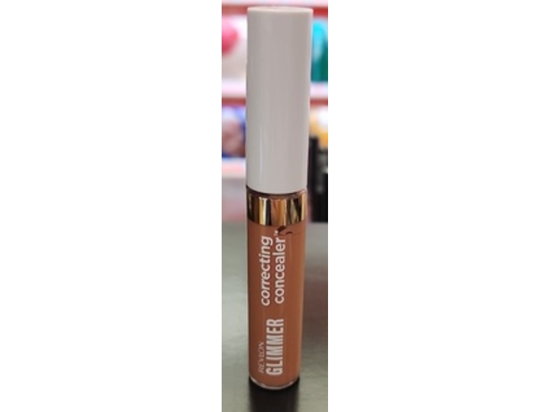 Revlon Glimmer Correcting Concealer, 101 Peach, 0.3 fl oz/9 mL