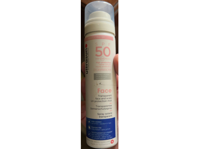 Ultrasun UV Face & Scalp Mist, SPF 50, 75 mL