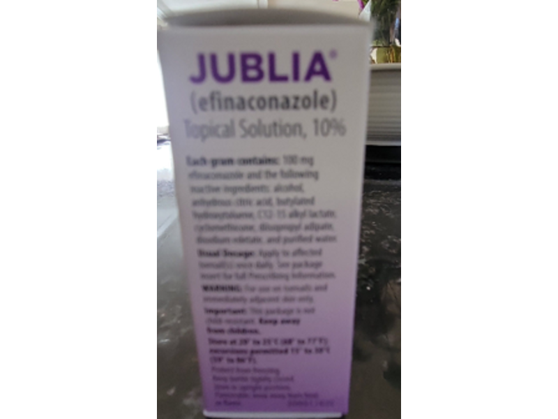 Jublia (efinaconazole) Topical Solution 10% 4 ml, Valeant