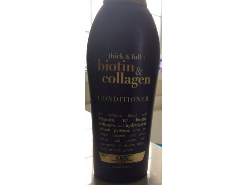 Ogx Thick & Full + Biotin & Collagen Conditioner, 25.4 fl oz/750 mL