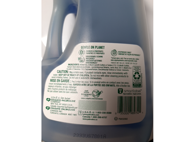 Palmolive Ultra Oxy Dishwashing Dish Liquid, Original, 90 fl oz/2.66 L