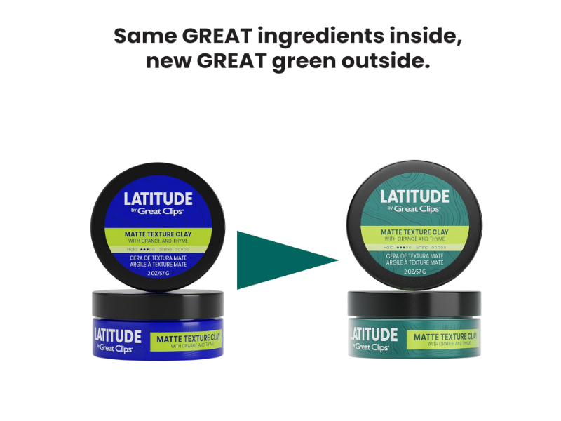 Latitude By Clips Matte Texture Clay, Orange And Thyme, 2 oz/57 g