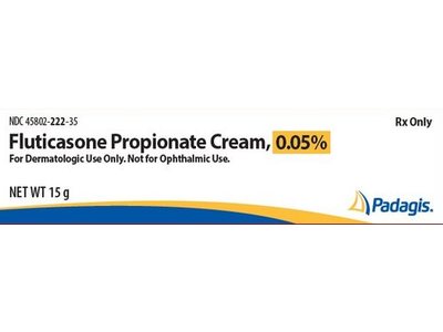 Fluticasone Propionate Cream 0.05%, 15 g, Padagis (Rx)