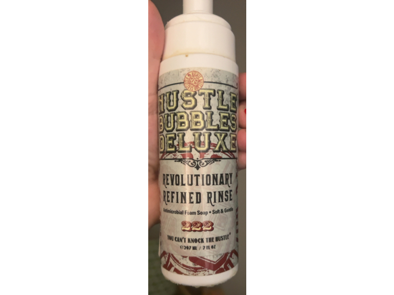 Hustle Bubbles Deluxe Revolutionary Refined Rinse, 7 fl oz/267 mL