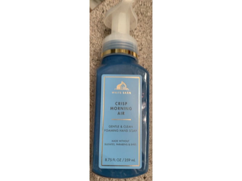 White Barn Crisp Morning Air Gentle & Clean Foaming Hand Soap, 8.75 fl oz/259 mL, Set Of 2