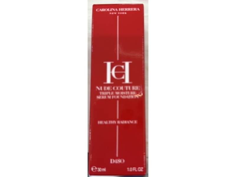 Carolina Herrera Nude Couture Triple Moisture Serum Foundation, D480, 1.0 fl oz/30 mL