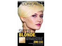 L'Oréal Paris Super Blonde Creme Lightening Kit, 200 Bleach Blonde, 1 Application - thumbnail 1