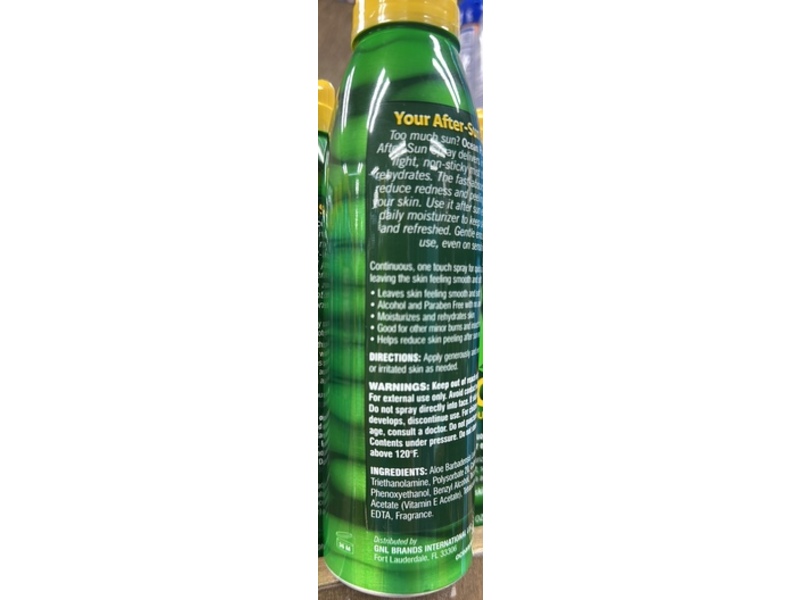 Ocean Potion Aloe Continuous Spray, 5.5 oz/156 g