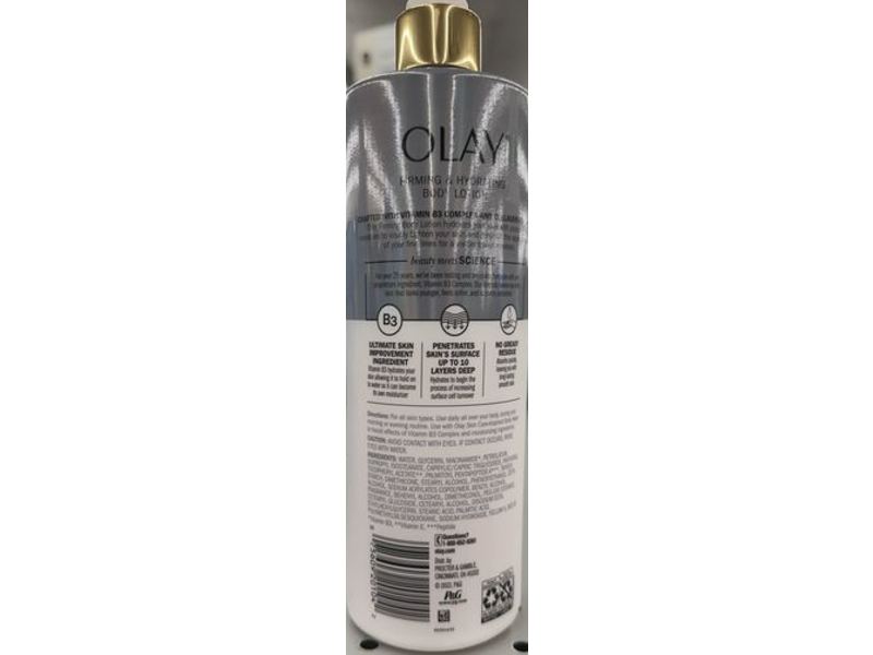 Olay Collagen Peptide B3 Body Lotion, Firming & Hydrating, 17 fl oz/502 mL