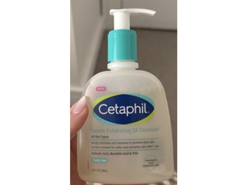 Cetaphil Gentle Exfoliating SA Cleanser, Salicylic Acid, Mandelic Acid & PHA, 8.0 fl oz/236 mL