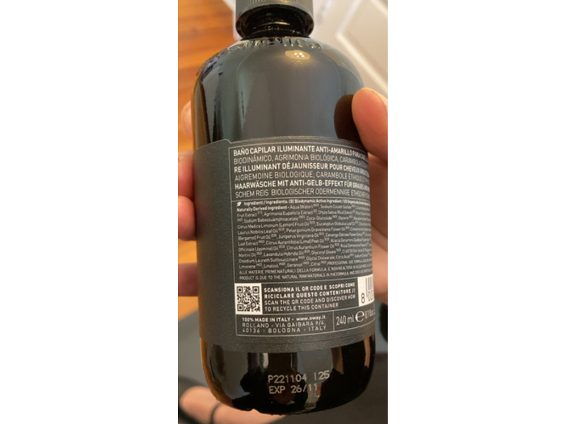 Oway Silver Steel Hair Bath, 8 fl oz/240 mL