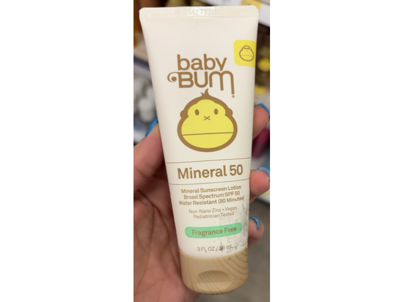 Baby Bum Mineral Sunscreen Lotion, SPF 50, 3 oz/88 mL