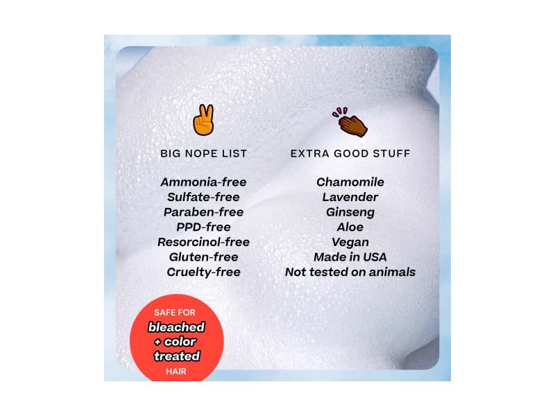 HALLY Color Cloud - Demi-Permanent Foam Hair Dye - Dark Mode 2.5 oz