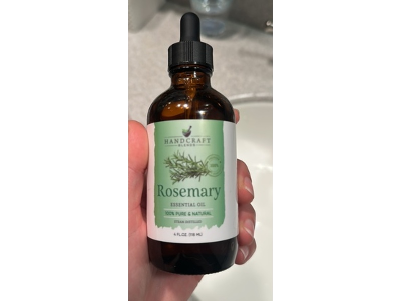 Handcraft Blends 100% Pure & Natural Essential Oil, Rosemary, 4 fl oz/118 mL