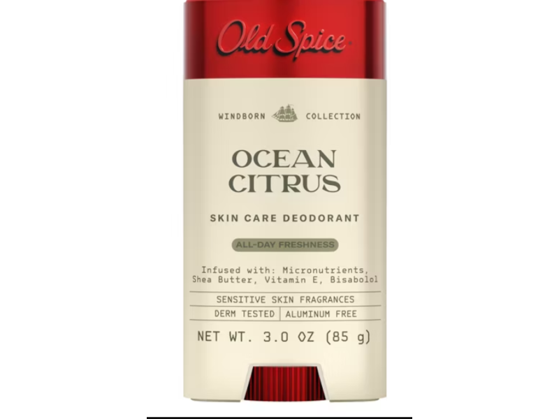 Old Spice Skin Care Deodorant, Ocean Citrus, 3.0 oz/85 g