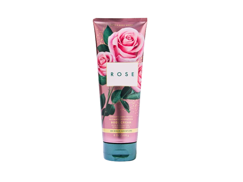 Bath & Body Works Ultimate Hydration Body Cream, Rose, 8 oz/226 g