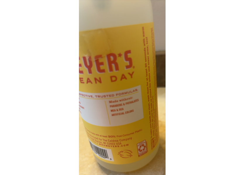 Mrs. Meyer's Clean Day Hand Soap, Lemonade Scent, 16 fl oz/473 mL