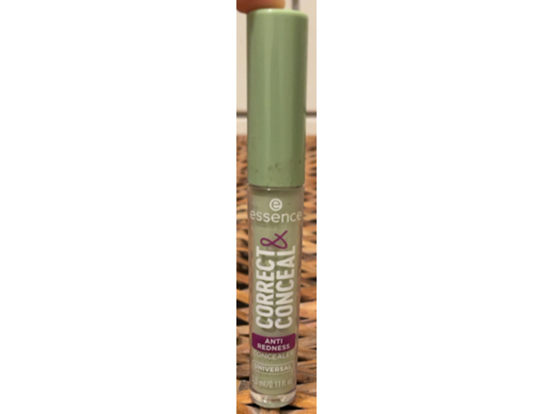 Essence Correct & Conceal Anti Redness Concealer, Universal, 0.11 fl oz/3.5 mL