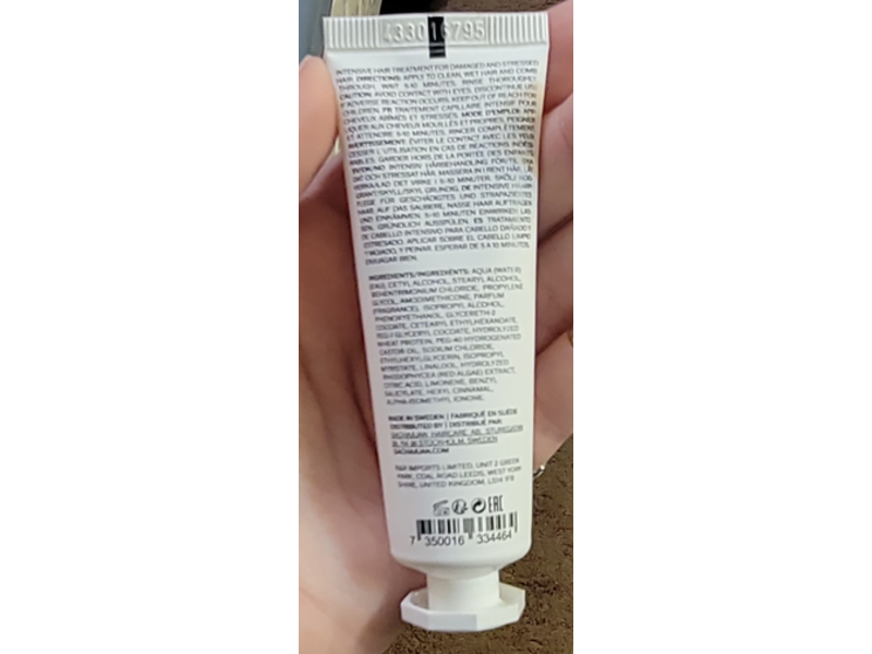 Sachajuan Hair Repair Treatment Masque, 1.01 fl oz/30 mL