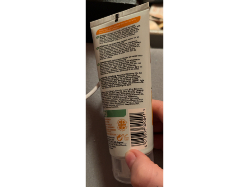 Creightons Body Bliss Hand Cream, Mango & Papaya, 3.38 fl oz/100 mL