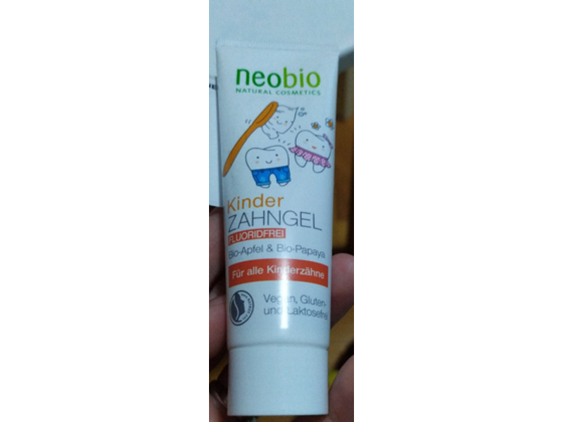 Neobio Kids Apple and Papaya Toothpaste, 50 mL