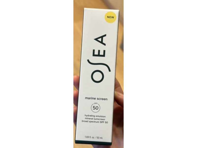 Osea Marine Screen Hydrating Emulsion Sunscreen, SPF 50, 1.69 fl oz/50 mL