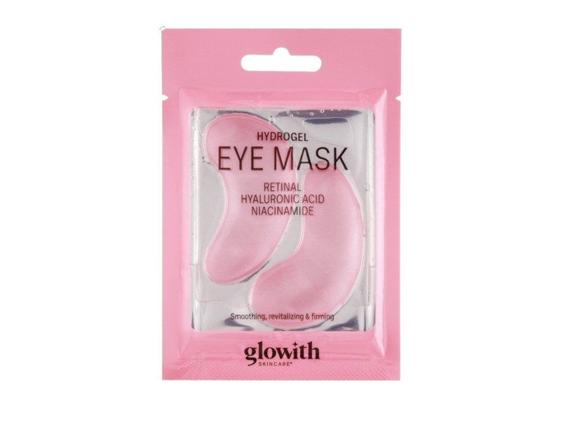 Glowith Hydrogel Eye Mask, Retinal, Hyaluronic Acid & Niacinamide, 1 Pair