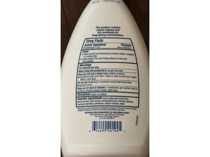 Exchange Select Daily Moisturizing Oatmeal Lotion, Colloidal Oatmeal, 12 fl oz/354 mL