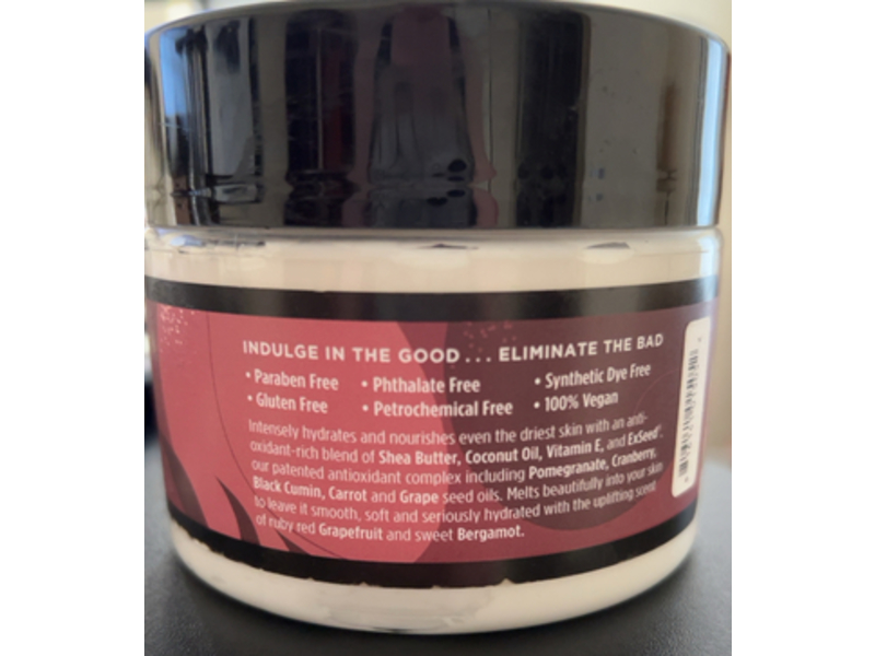 Natural Inspirations Ultra Moisturizing Body Butter, Grapefruit Bergamot, 12 oz/340 g