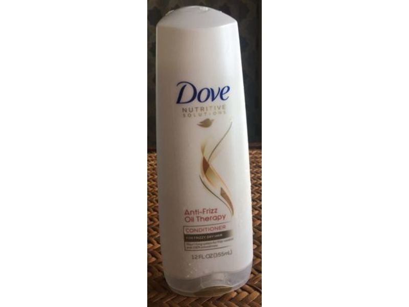 Dove Nutritive Solutions Anti-Frizz Oil Therapy Conditioner, 12 fl oz/355 mL