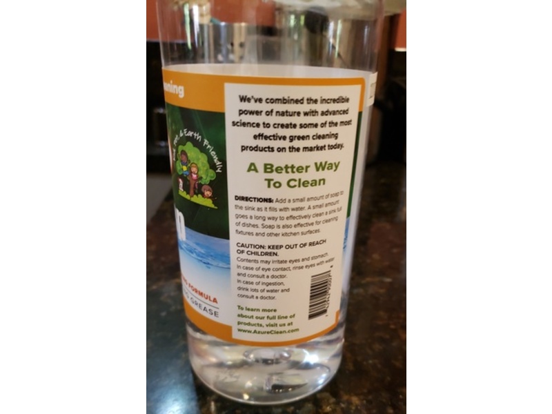 Azure Clean Dish Soap, 32 fl oz