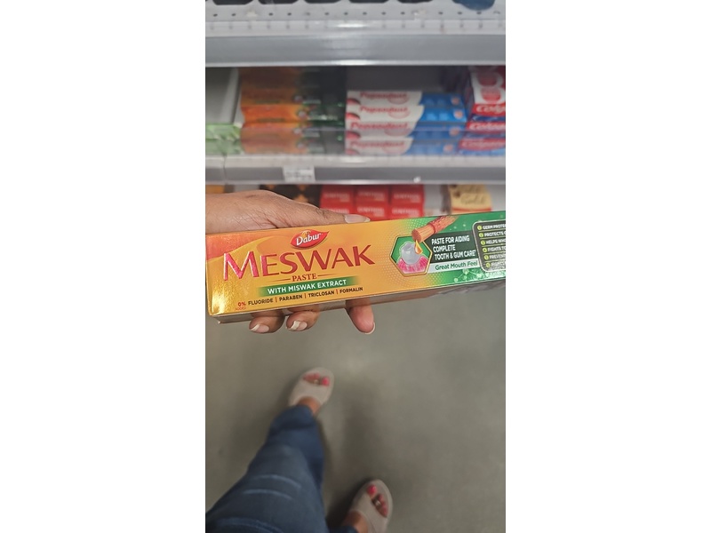 Dabur Meswak Toothpaste, Meswak Extract, 7.05 oz/200 g